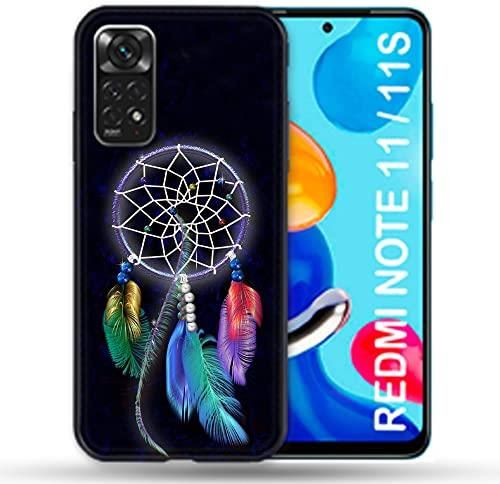 Cokitec Custodia per Xiaomi Redmi Note 11/11S, Manga Naruto, colore: Nero (u5E