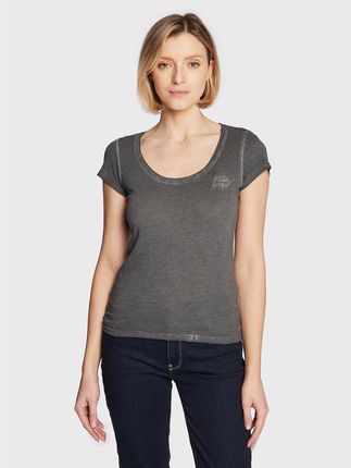 Guess T-Shirt Script Logo W2GI52 K9SN1 Szary Regular Fit