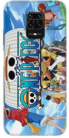 Cokitec Custodia per Xiaomi Redmi Note 9S / 9 Pro Manga One Piece Tete de