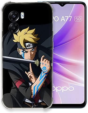Cover Cokitec Per Oppo A76 – Manga Naruto VS Multicolore, TPU Rinforzato, Fabbricata In Francia