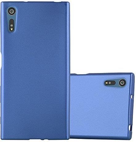 Cadorabo Etui Do Sony Xperia Xz Xzs W Kolorze Metalicznym Niebieskie