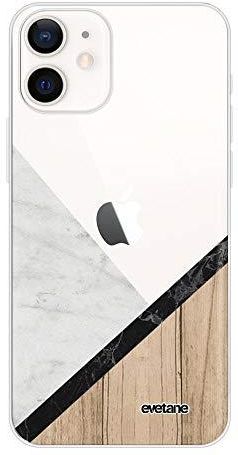 Evetane Cover Cassette Per IPhone 12/12 Pro - Morbida Rinforzata, Design Cassetta - 4