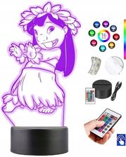 Lampka Na Biurko Lilo I Stich 16Kol. Led Plexido