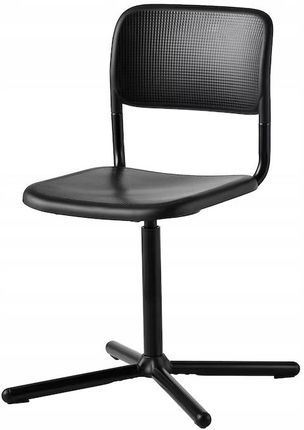 Ikea Smallen Krzesło Obrotowe Biurkowe Czarny