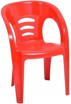 Krzesełko Fotelik Dla Dzieci Gabi Czerwone