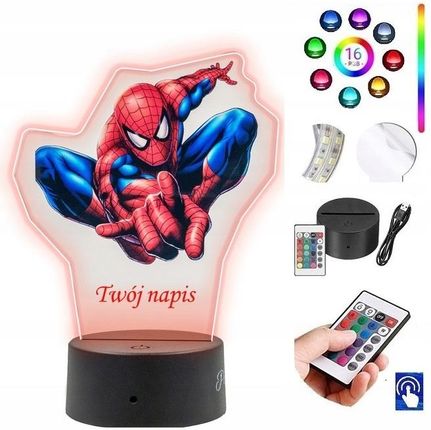 Lampka Na Biurko Uv Spiderman Avengers Led Plexido