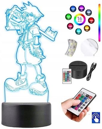 Lampka Na Biurko Sora Kingdom Hearts Led Plexido