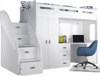 Łóżko Piętrowe 200X80 Materac Biurko Zuzia Plus
