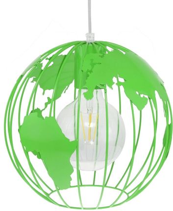Lampa Dziecięca Zielona Globus