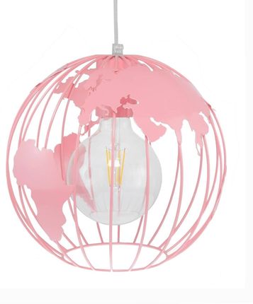 Różowa Lampa Dla Dziewczynki Pastel Globus