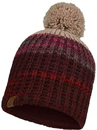 Buff Unisex 120838.632.10.00 KNITTED & FLEECE HAT ALINA MAR OON, Maroon, rozmiar uniwersalny