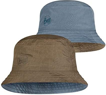 Buff Zadok Blue Olive Travel Bucket kapelusz dwustronny kapelusz materiałowy kapelusz wędkarski kapelusz przeciwsłoneczny kapelusz plażowy kapelusz ry