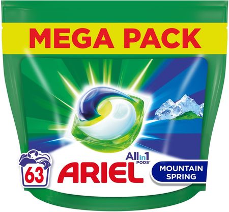 Ariel All-in-1 PODS kapsułki do prania 63 prań Mountain Spring