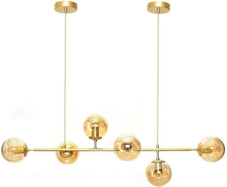 Decorativi Piękna Złota Lampa Dekoracyjna Do Salonu Loftowego E27 (439)