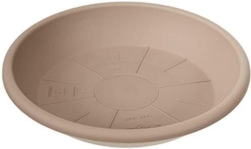 Dessous De Pot Médéa Anthracite - Diamètre 28 Cm, Résistant Au Gel Et UV - Pour Intérieur Et Extérieur