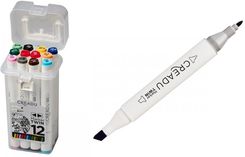 Zdjęcie Panon Zestaw Markerów Dwustronnych 12 Kolorów Credau - Szamotuły