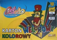 Zdjęcie Pastello Karton Kolorowy Welurowy A4 Blok Kartek Welurowych - Bobolice