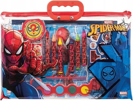 As Company Zestaw Artystyczny Kredki Farby Spiderman 68003