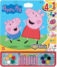 As Company Giga Blok 4W1 Kolorowanka Peppa Kredki Farby - Ceny i opinie ...