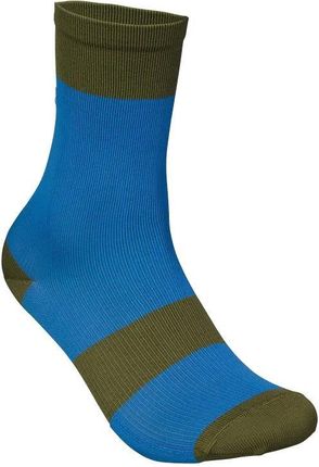 Poc Skarpety Rowerowe Y S Essential Mtb Sock Niebiesko Zielony