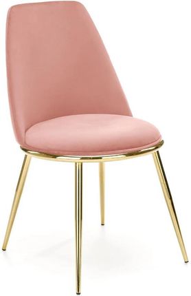 Halmar Krzesło Tapicerowane K460 Velvet Różowe V-Ch-K/460-Kr-Rozowy