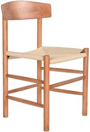 Dkd Home Decor Krzesło Do Jadalni Brązowy Włókno Wiąz (48X40X76 Cm) 573381