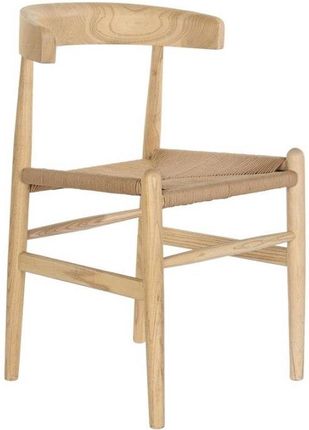 Dkd Home Decor Krzesło Do Jadalni Naturalny Włókno Wiąz (55X46X80 Cm) 573383