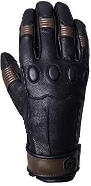 Knox Damskie rękawiczki faliste, czarny brązowy, M