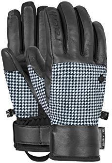 Reusch Damskie rękawice Gi R-TEX XT, czarne/pied de Poule, 7