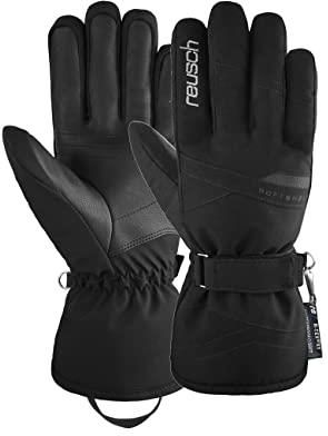 Reusch Damskie rękawiczki na palce R-TEX® XT z izolacją PRIMALOFT® 7702 czarne/srebrne, 8,5