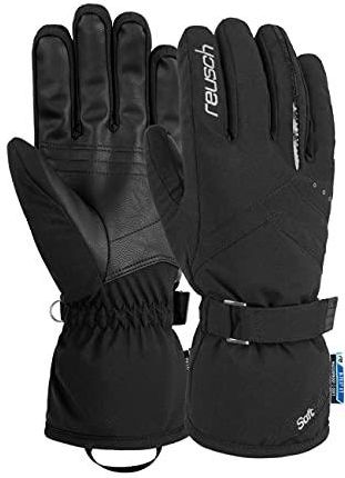 Reusch Damskie rękawiczki Hannah R-TEX XT, czarne/srebrne, 6