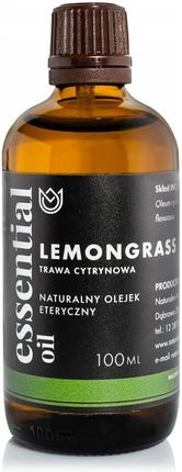 Naturalne Aromaty Naturalny Olejek Eteryczny Lemongrass 100Ml
