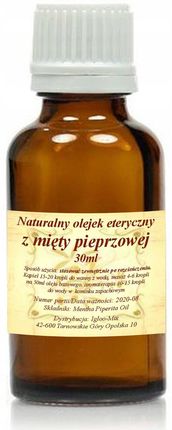 Bamer Naturalny Olejek Eteryczny Z Mięty Pieprzowej 30Ml