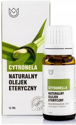 Naturalne Aromaty Naturalny Olejek Eteryczny Cytronella Komary 12Ml
