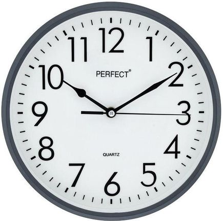 Perfect Zegar Ścienny Czarny (FX5742)