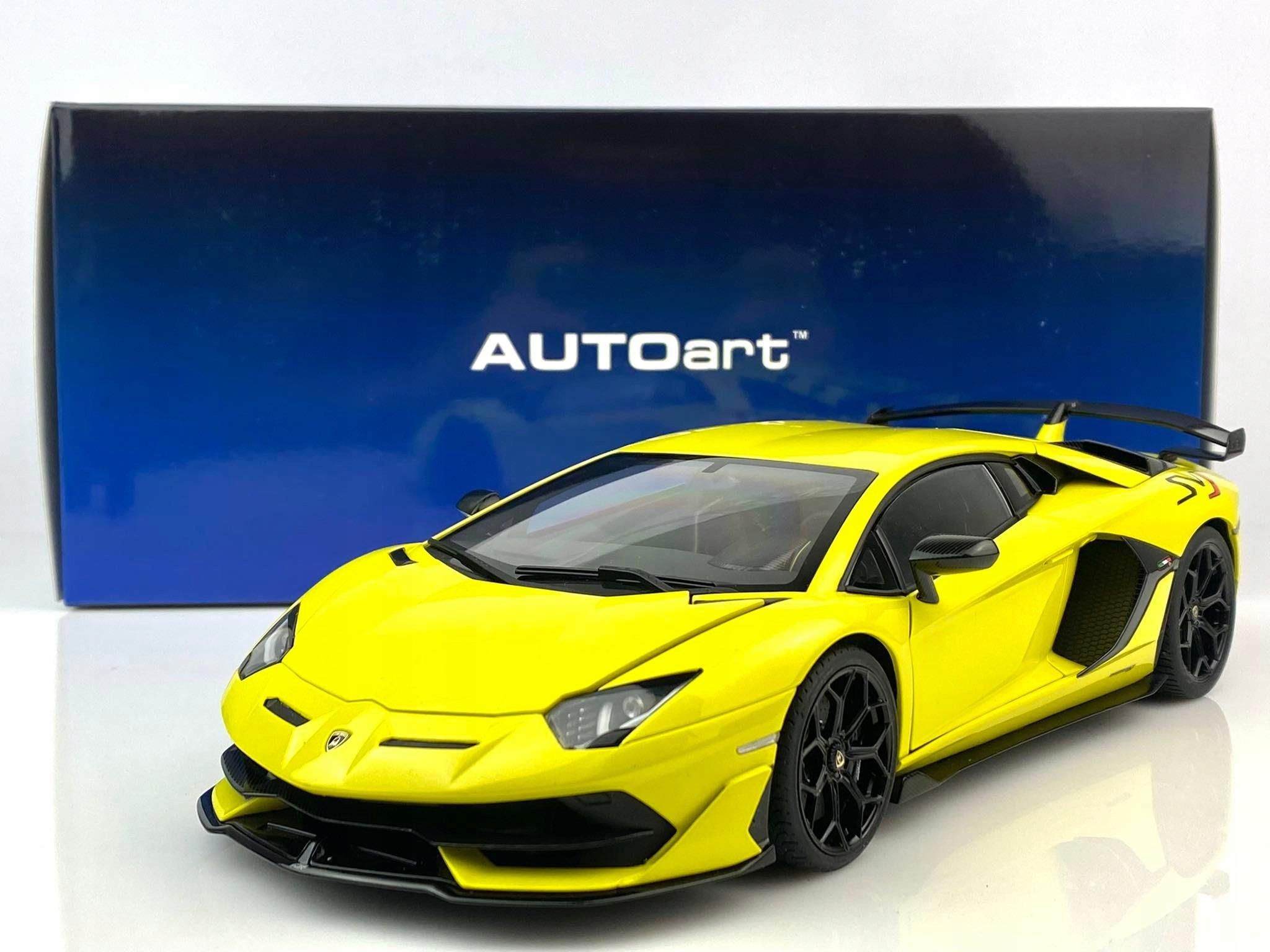 Lamborghini Aventador Svj 2019 Giallo AUTOart 1:18 - Ceny i opinie