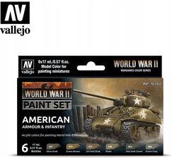 Zdjęcie Zestaw 6 Farb Vallejo MC Ww II Us Armour 70203 - Oleszyce