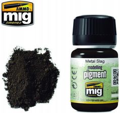 Zdjęcie Ammo Mig 3020 Pigment Metal Slag 35ml pigments - Nowy Sącz