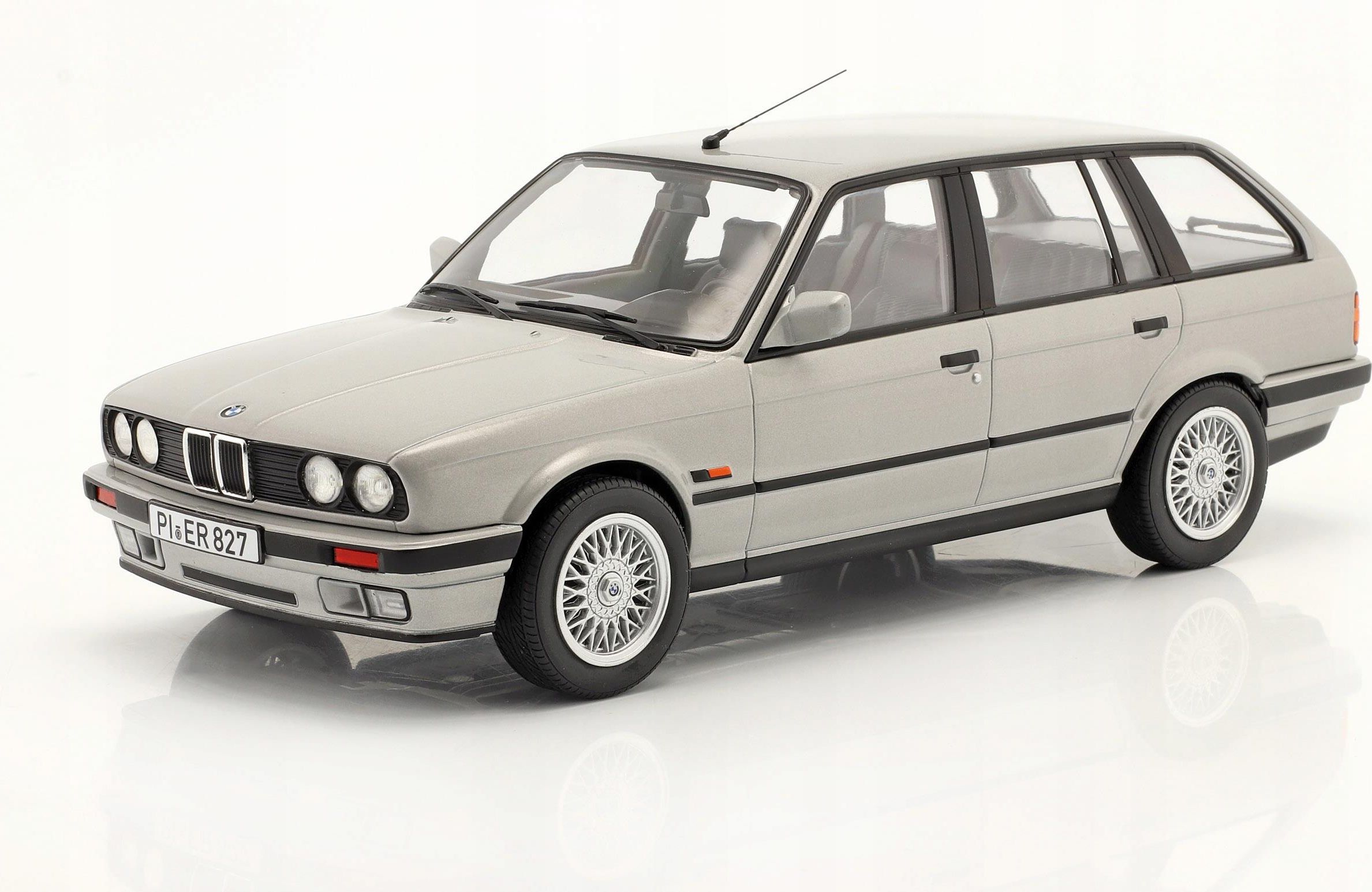 BMW 325i 1988 Noir métallisé 1:18