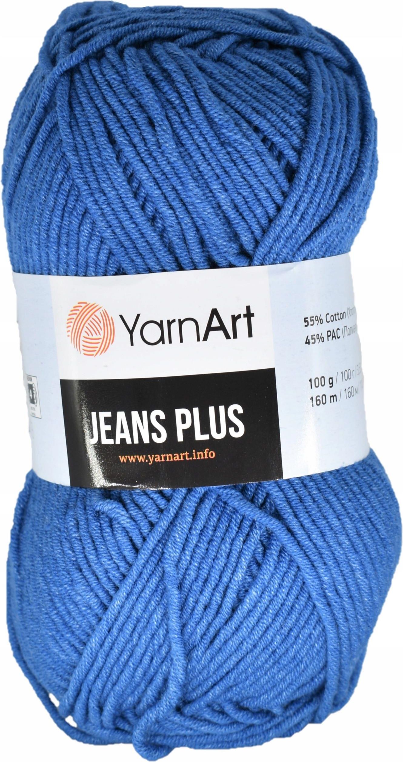 Włóczka YarnArt Jeans Plus kolor 17 160 metrów Ceny i opinie Ceneo.pl