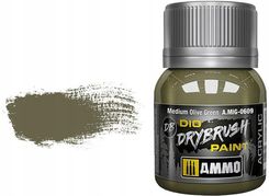 Zdjęcie Farba akryl M. olive green drybrush A.MIG0609 Ammo - Knyszyn