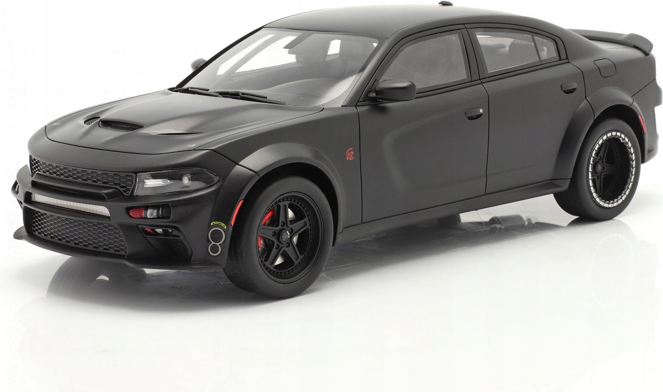 ミニカー GT Spirit 1/18 Dodge Charger SRT Hellcat 1:18 2018 Dodge Charger SRT Hellcat Widebody -- Matte Black