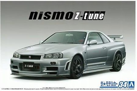 Nissan Skyline R34 Gt-r Nismo 1:24 Aoshima 058312 - Ceny i opinie
