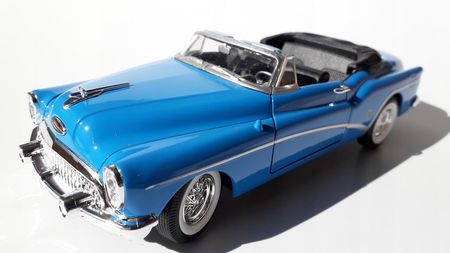 Buick Skylark 1953 Niebieski Metalowy Welly 1:24