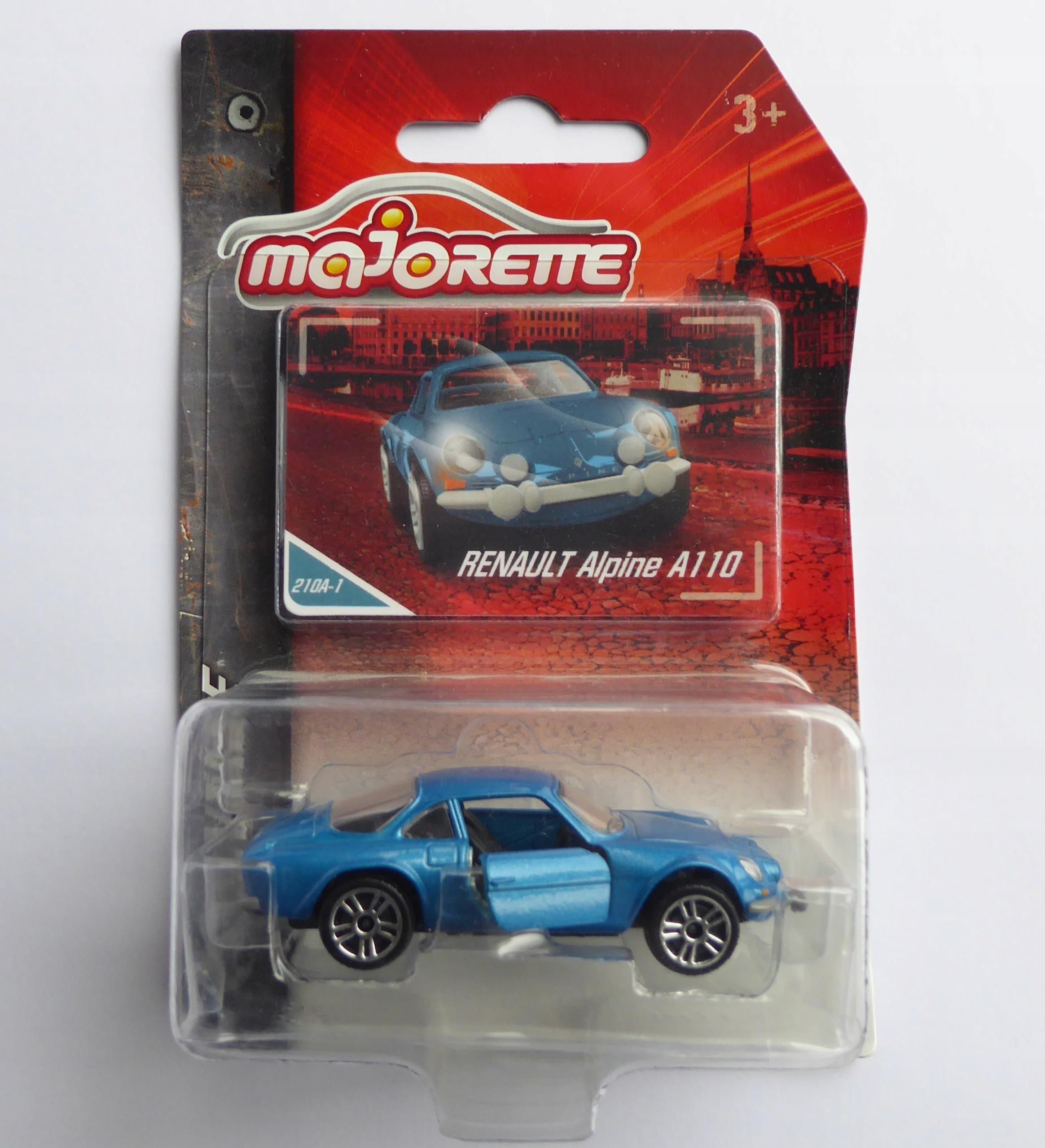 Voiture Miniature Majorette Renault Alpine A110 Bleue – Échelle 1:61, Modèle Vintage