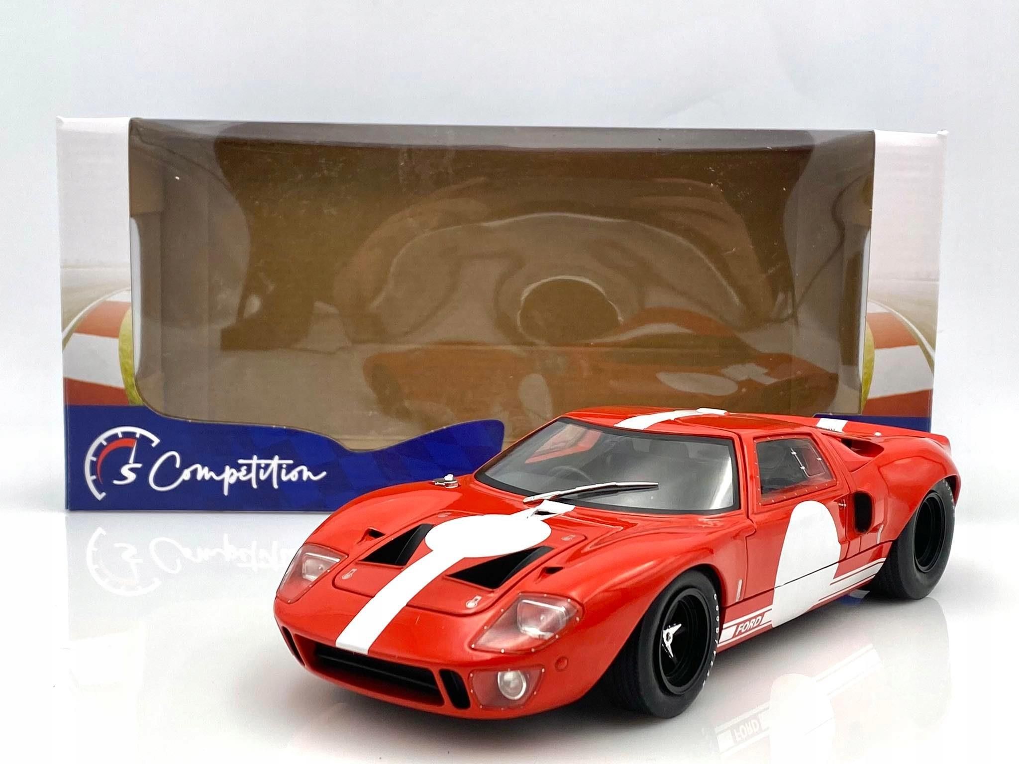 Solido - 1/18 Ford GT 40 Mk.1 Red Racing 1968 – Jix Hobbies