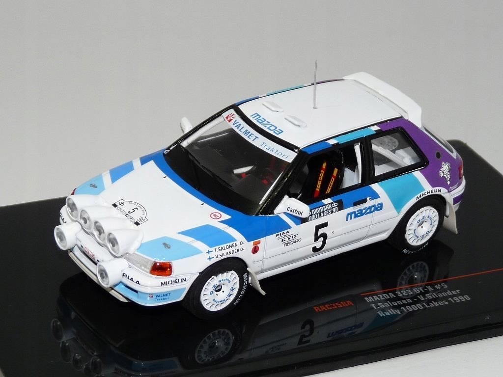 Mazda 323 Gtx #5 Rally 1000 Lakes 1990 Salonen Silander Ixo Rac358A 1/43 Gt- X | Achetez sur