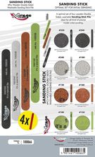 Zdjęcie 100066 Mirage Zestaw pilników 4 szt Sanding Sticks - Proszowice