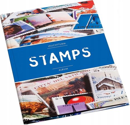Klaser na znaczki Stamp A4 16 stron niebieski