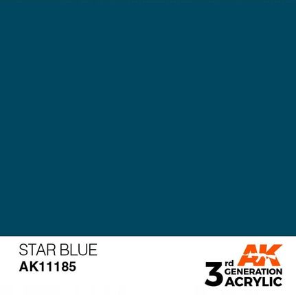 Ak Interactive 11185 Farba akrylowa Star Blue 17ml
